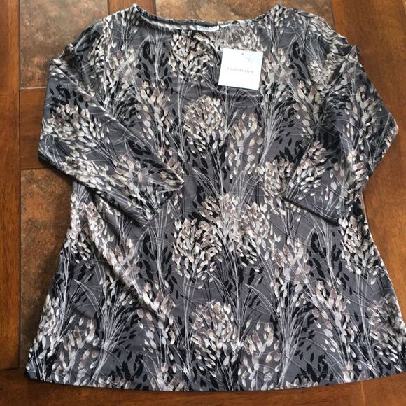 Croft & Barrow 3/4 sleeve top - Picture 1 of 4